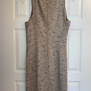 Small gray cotton sheath dress